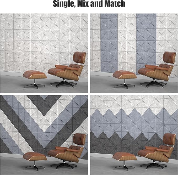 Sonicism 22 Pack X-Lined Acoustic Panels