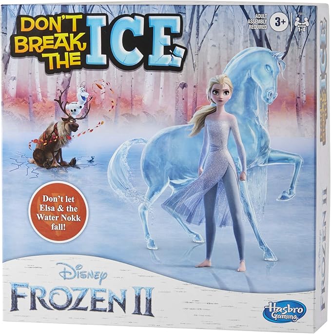 Hasbro Gaming Don't Break The Ice Disney Frozen 2 Edition Game for Kids Ages 3 and Up,Featuring Elsa and The Water Nokk (Amazon Exclusive)