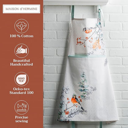 Maison d' Hermine 100% Cotton Apron