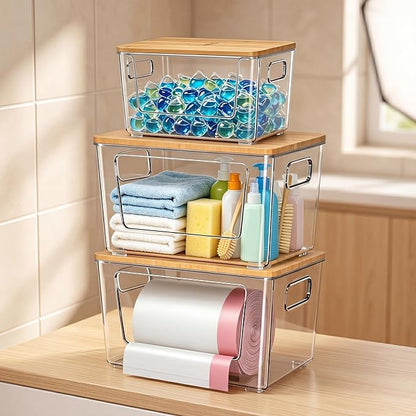 spospo 3 Pack Trash Bag Holder