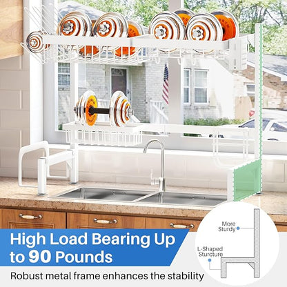 SNTD Over The Sink Dish Drying Rack