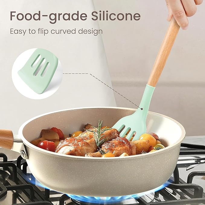 26 Pcs Silicone Cooking Utensils Set