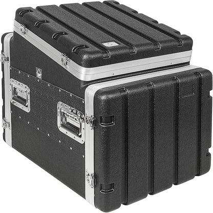 Sound Town Lightweight and Compact 8U ATA ABS Rack Case,