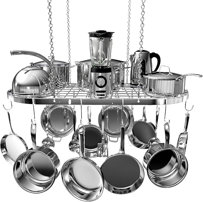 Vdomus Hanging Pot Rack