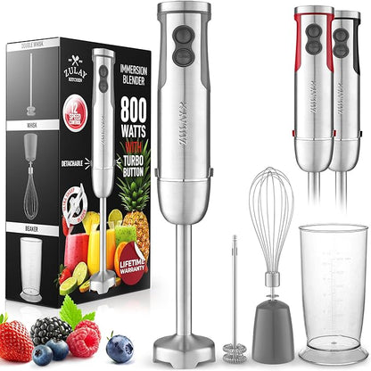 Zulay 4-in-1 Immersion Stick Mixer Hand Blender