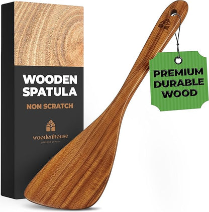 Wooden Spatula for Cooking, 12 Inch