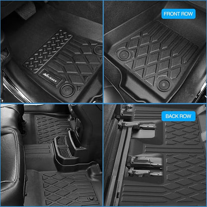 Nilight Floor Mats for Toyota Land Cruiser GX550 (Only for 5 Seats) 2024 2025 2026 All Weather Custom Fit Heavy Duty Floor Liners