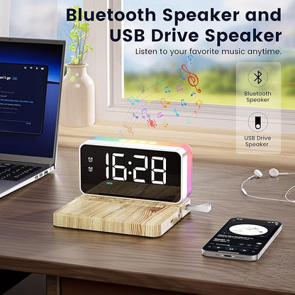 CHOUYONL Alarm Clocks for Bedrooms