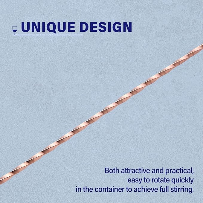 2 Pcs 12 Inches Bar Spoon, Long Handle Mixing Stirrers