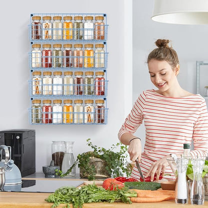 Spice Rack Wall Mount, Wall Spice Organizer