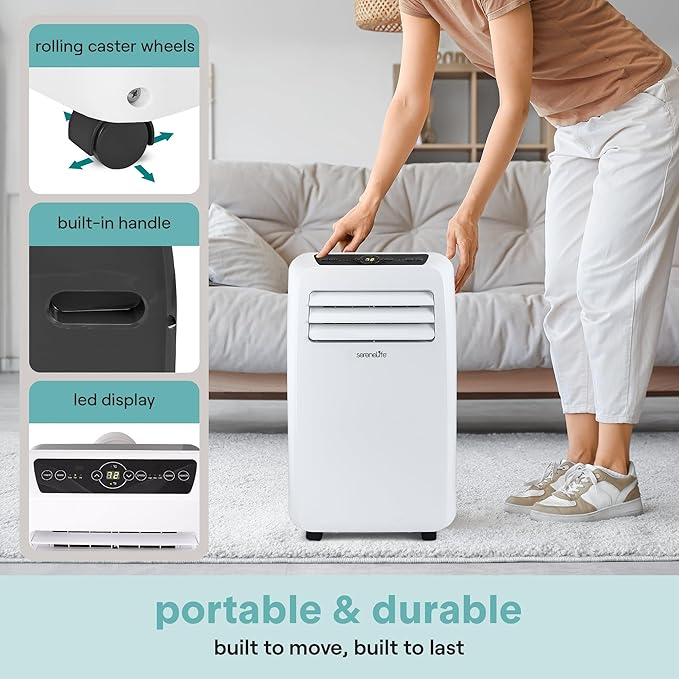SereneLife Portable Air Conditioner 12, 000 BTU