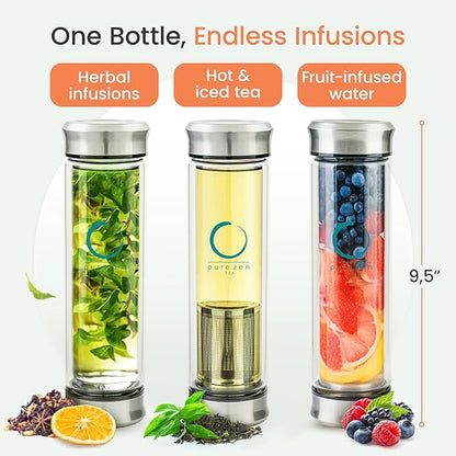 Pure Zen Tea Infuser Bottle