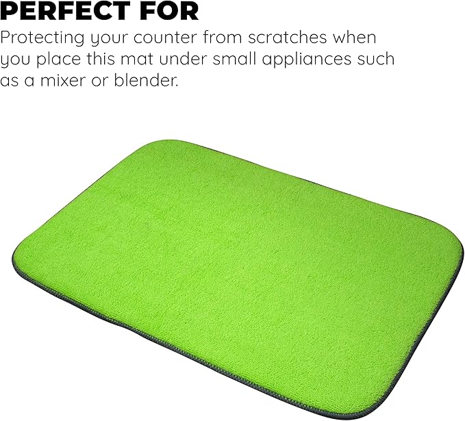 Jacent Microfiber Produce Drying Mat, 12 x 18 inch