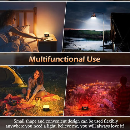 Sinvitron LED Camping Lantern Rechargeable with Remote Control - 1000LM 150H Runtime Tent Light, 5200mAh Water-Resistant Emergency Light for Hurricane Power Outages, Hiking Home