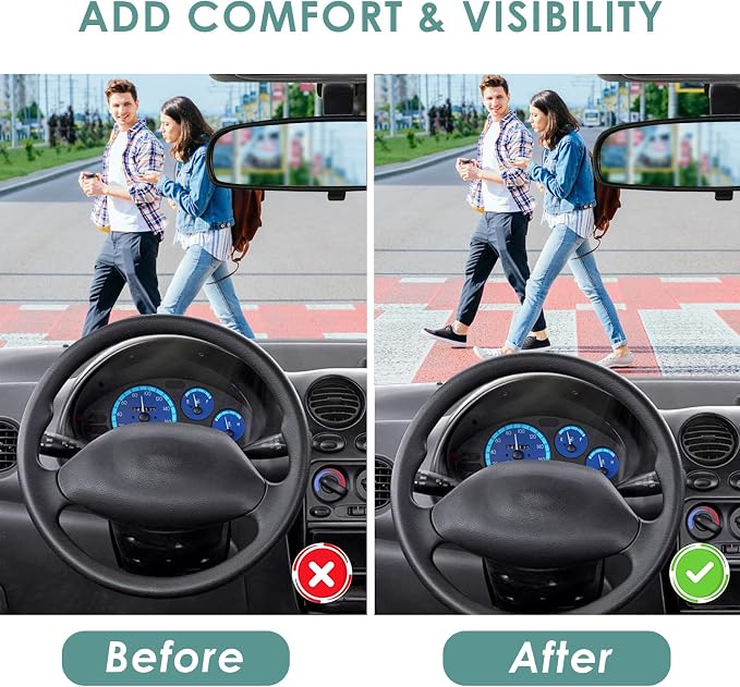 AEROiVi 17.7" L × 16.9" W × 3" H,Car Booster Seat Cushion Raise The Height for Short People Driving, Breathable 3D Air Mesh, 3 Inch Booster Seat, Non-Slip Bottom, Car Seat Pad with Truck,Cars,SUVs