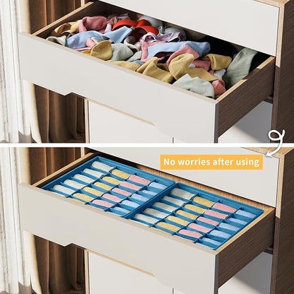 Joyoldelf Sock Organizer Drawer Organizer