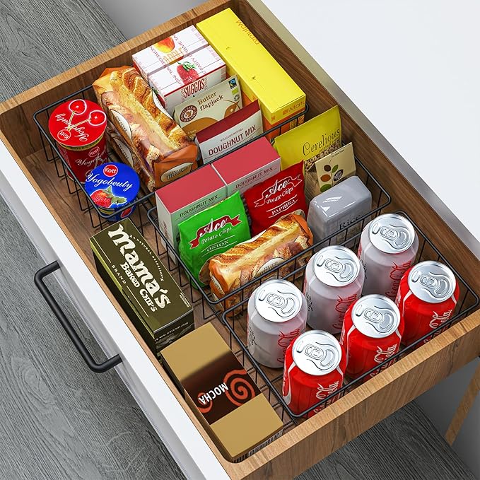 Joben Oligey 12 PACK Small Wire Storage Baskets