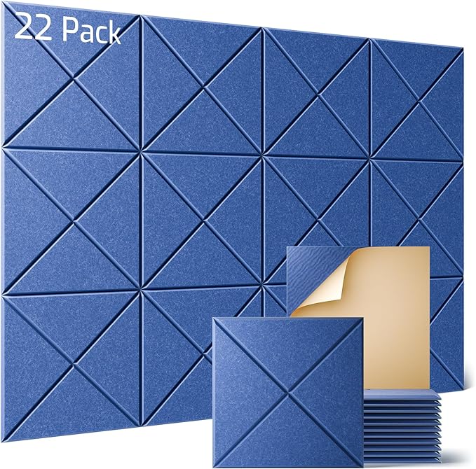 Sonicism 22 Pack X-Lined Acoustic Panels