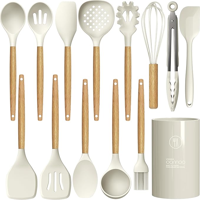 oannao Silicone Cooking Utensils Set