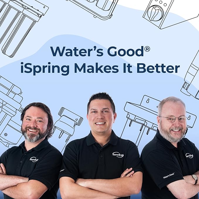 iSpring FCNCDS SGS-Tested Chloramine Removal CTO Carbon Block Replacement Water
