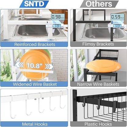 SNTD Over The Sink Dish Drying Rack