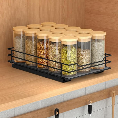 BOIVSHI Pull Out Spice Rack Organizer