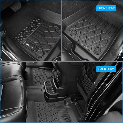 Nilight TPE Floor Mats for Honda Accord (Include Hybrid) 2023 2024 2025 2026 All Weather Custom Fit Heavy Duty Floor Liners