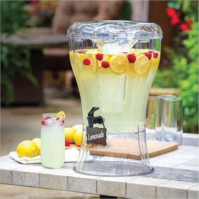 Buddeez 3.5 Gallon Clear Drink Dispenser
