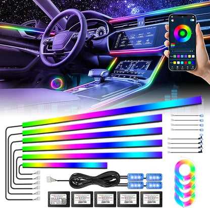 Acrylic Interior Car Light, AMKI Car LED Strip Light