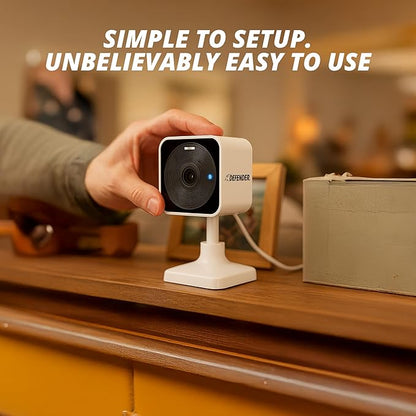 Defender GO 2K AI Powered WiFi Indoor/Outdoor Home, Baby Security Camera