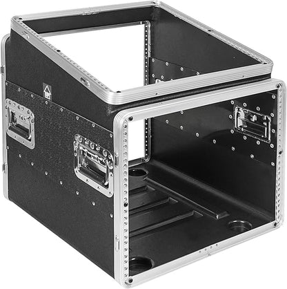 Sound Town Lightweight and Compact 8U ATA ABS Rack Case,