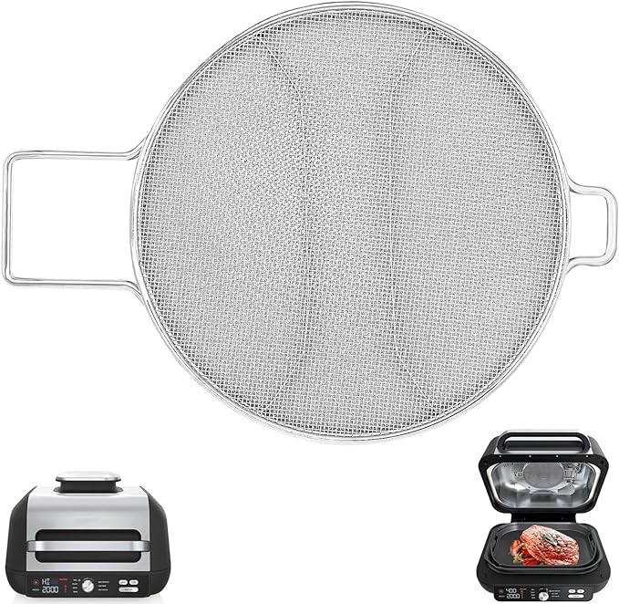 Splatter Shield for Ninja Foodi IG651, Replacement Stainless Steel Splatter