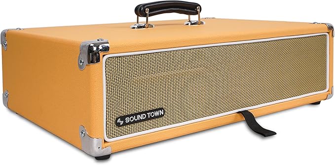 Sound Town Vintage 2U Amp Rack Case, 12.5" Depth