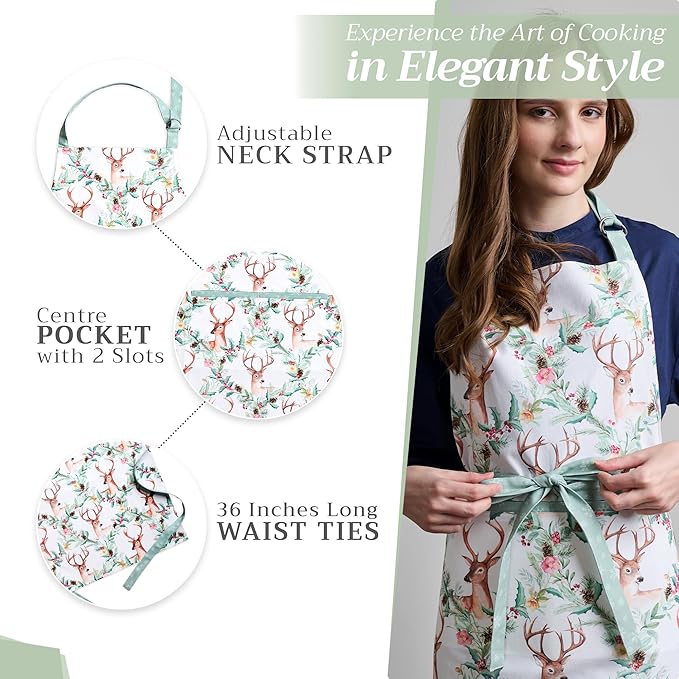 Maison d' Hermine 100% Cotton Apron