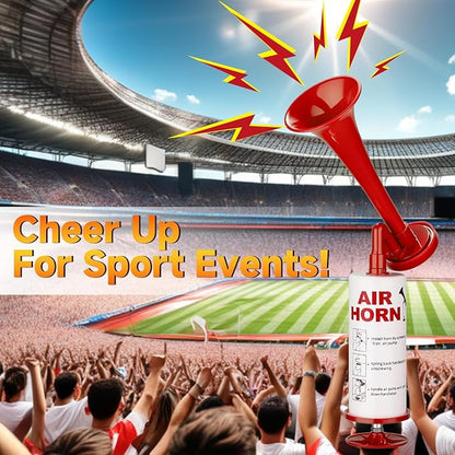 Bear Horn Self Defense, Super Loud HandHeld air Horn for Boats Events Camping Reusable, Sports Pump Loud Noise Maker for Boating Sports Events Birthday Party BANHAO