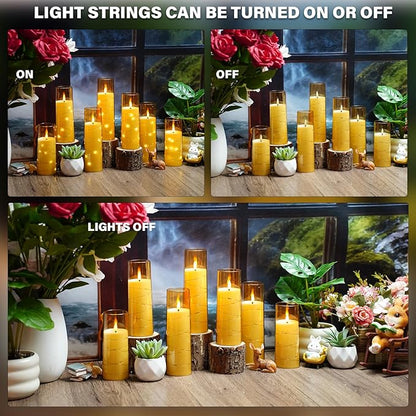 Flickering Flameless LED Candles, Battery Operated Candles 24 Pcs