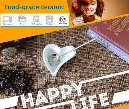 Coffee & Tea Spoon and Rest Set