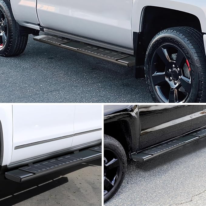 Nilight Running Boards for 2019-2026 Dodge Ram 1500 Quad/Extended Cab New Body Style 6 Inch Side Step Nerf Bars Stainless Steel Black