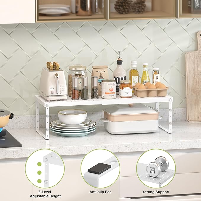 RUILALIFE Expandable Cabinet Organizer Shelf
