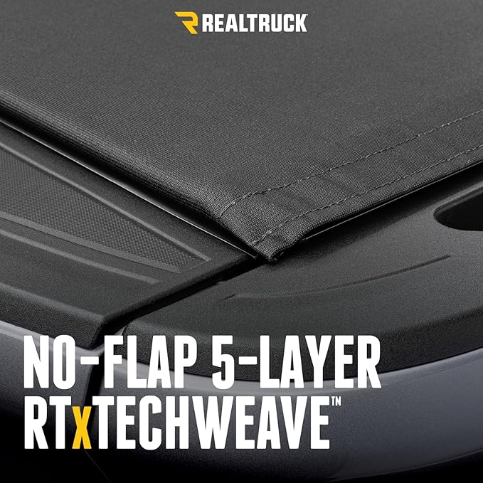 RealTruck TruXedo Pro X15 Soft Roll Up Truck Bed Tonneau Cover | 1485901 | Fits 2019 - 2024 Dodge Ram 1500, Does Not Fit w/ Multi-Function (Split) Tailgate 5' 7" Bed (67.4")