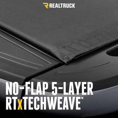 RealTruck TruXedo Pro X15 Soft Roll Up Truck Bed Tonneau Cover | 1485901 | Fits 2019 - 2024 Dodge Ram 1500, Does Not Fit w/ Multi-Function (Split) Tailgate 5' 7" Bed (67.4")