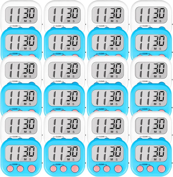 Timer for Kids Teachers Digital Kitchen Timers for Cooking Large Magnetic