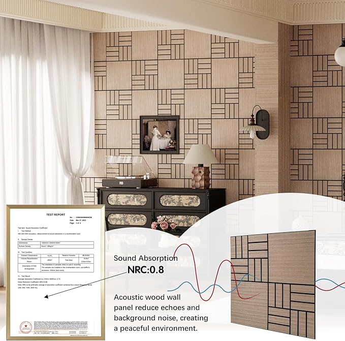 ARMURO 4 Packs Acoustic Wall Panels