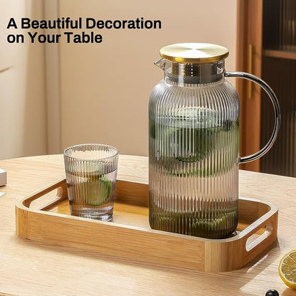 Buaic 2 PACK Glass Pitcher