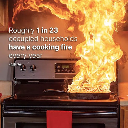 Electric Auto Stove Shut-Off Safety Device (3 or 4 Prong), Oven Monitoring Solution for Senior Citizen and Elderly Parents, As Seen On Shark Tank (3-Prong)