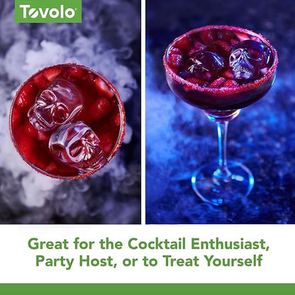 Tovolo Skull Ice Cube Mold Pack of 2 Craft Ice Molds
