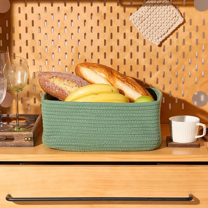 MiniArk Small Storage Baskets for Organizing | Closet Organizer Bins | Shelf