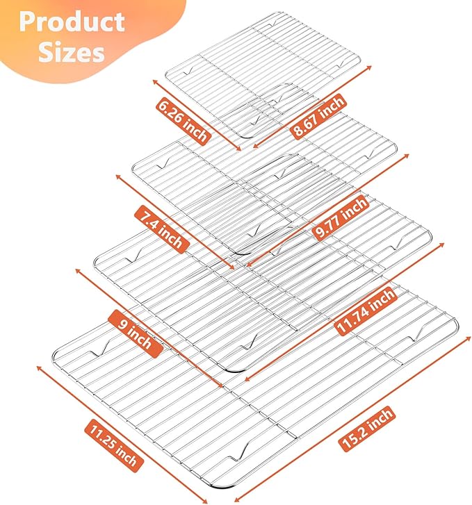 P&P CHEF Baking Cooling Rack Set