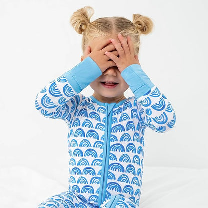 Little Sleepies Pajamas for Baby Boys & Girls, Viscose from Bamboo Baby Pajamas, Preemie & Newborn Sleepers, 2-Way Zipper PJs