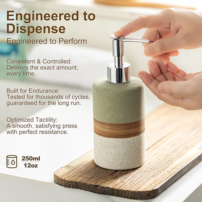 Dish Soap Dispenser for Bathroom, Hand Soap Dispenser